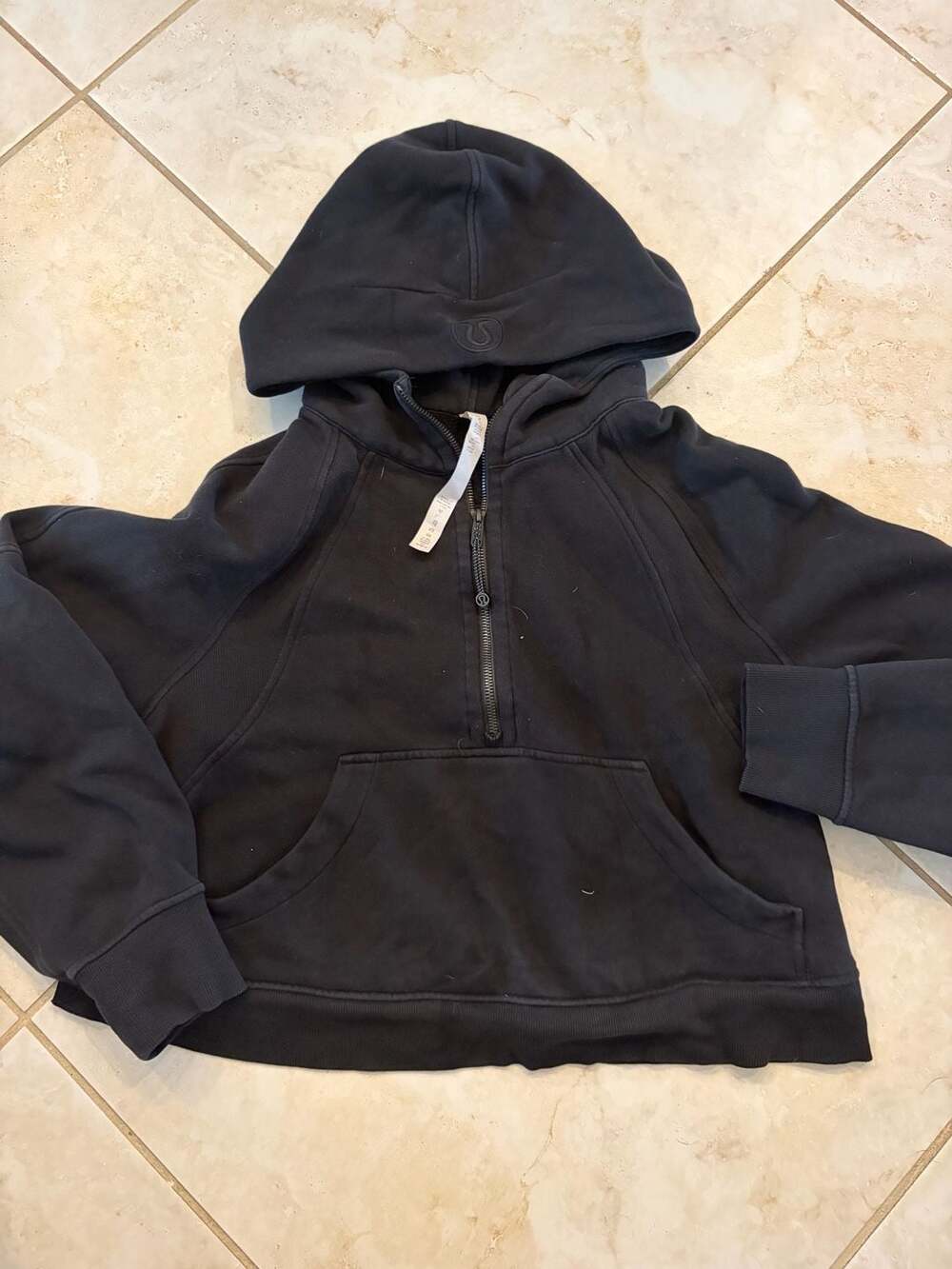Lululemon Scuba Oversized Half-Zip Hoodie Size M/L Black
